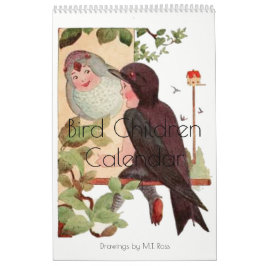 Niedliche Vintage Kalender