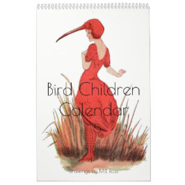 Niedliche Vintage Kalender