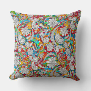 Niedliche Vintage Paisley-Muster Kissen