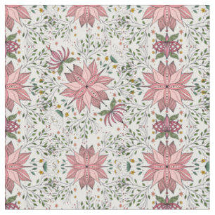 Niedliche Vintage Rosa Blumendächer Stoff