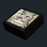 Niedliche Vintage Schüssel auf antikem Musikblatt Schmuckschachtel<br><div class="desc">Die Personalisierte Schmuckbox oder die Gedächtnisbox - Elegante Weihnachtsgeschenke zum Geburtstag oder Valentinstag Geschenke zum Hochzeitsfeiern - im Custom Designer für Black Lacquer aufbewahren</div>