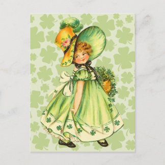 Niedliche Vintage St. Patrick's Day Postkarten