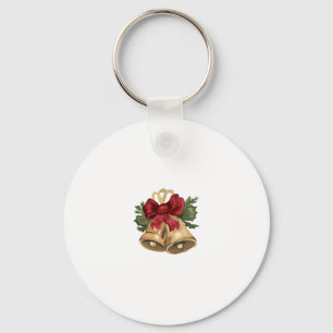 niedliche Vintage Weihnachtskarte Schlüsselanhänger