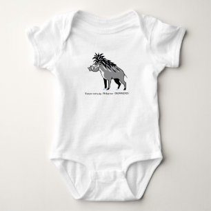 Niedliche Visayan warty PIG - Tierfreund - Natur Baby Strampler