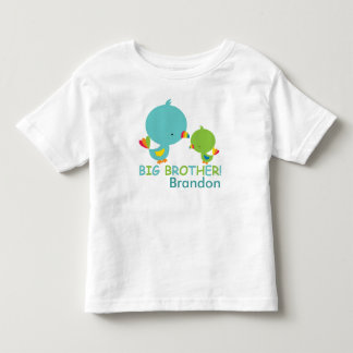 Niedliche Vögel Big Brother Kleinkind Fine Jersey  T-shirt