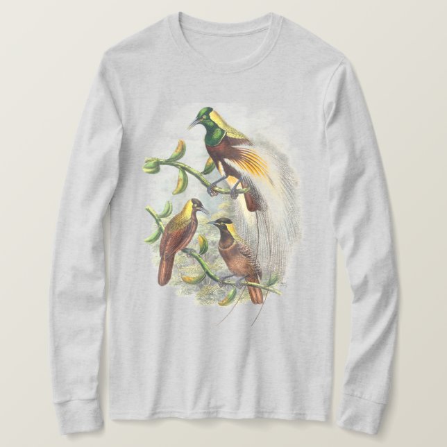 Niedliche Vögel - Hemden T-Shirt (Design vorne)