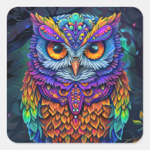 Niedliche Vogelfarbe Abstrakte Vogelart Art