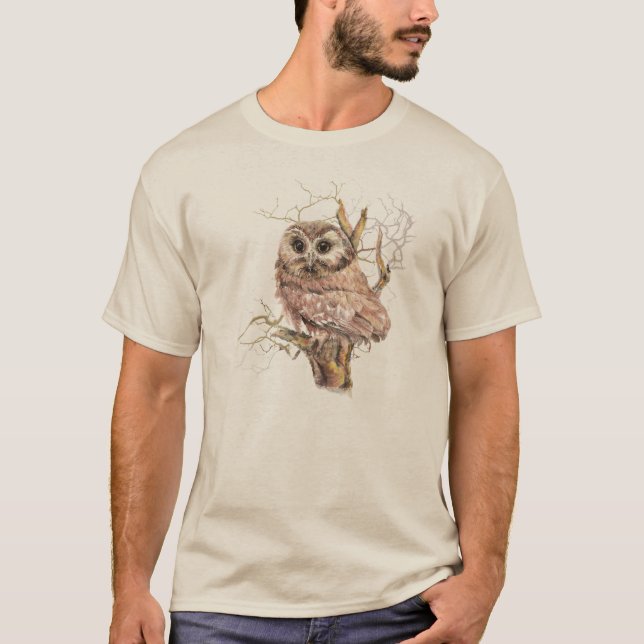 Niedliche Vogelkunst T-Shirt (Vorderseite)