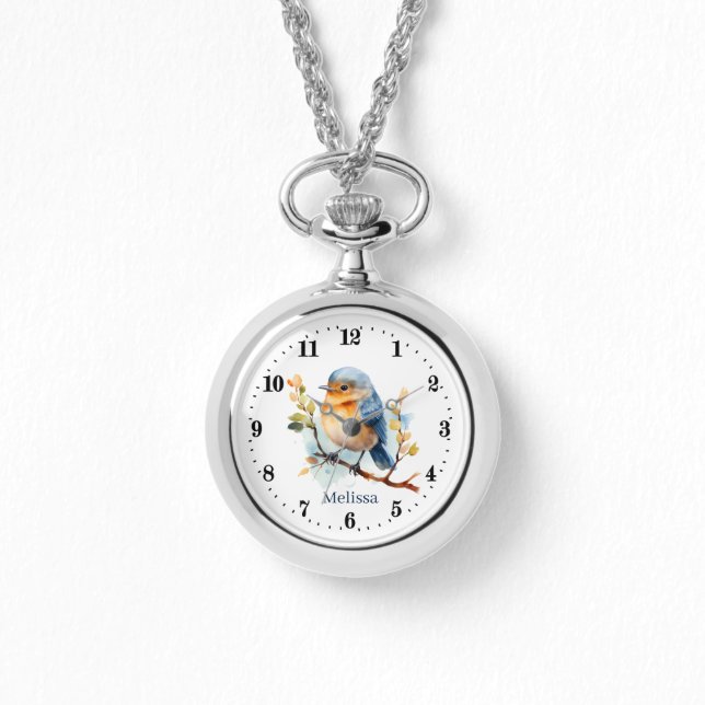 Niedliche Vogelliebhaber tragen den Namen Watch Armbanduhr (Vorderseite)