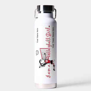 Niedliche Volleyball-Girl Trinkflasche