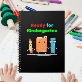 Niedliche Vorbereitung für Kindergarten Schulbuch Notizblock