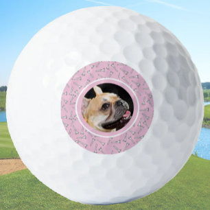 Niedliche Vorlage für  Hunde - Bilder - Rosa Ladys Golfball