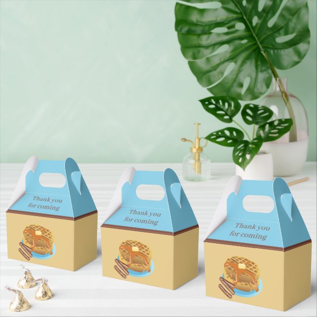 niedliche Waffeln und Wurstfrühstück Geschenkschachtel (Zahlreiche)