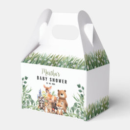 Niedliche Wald-Gefälligkeitsboxen | Woodland Babyd Geschenkschachtel