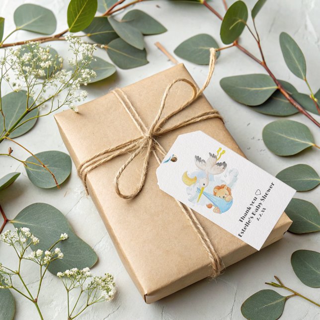 Niedliche Waldtierdusche Geschenkanhänger (Von Creator hochgeladen)