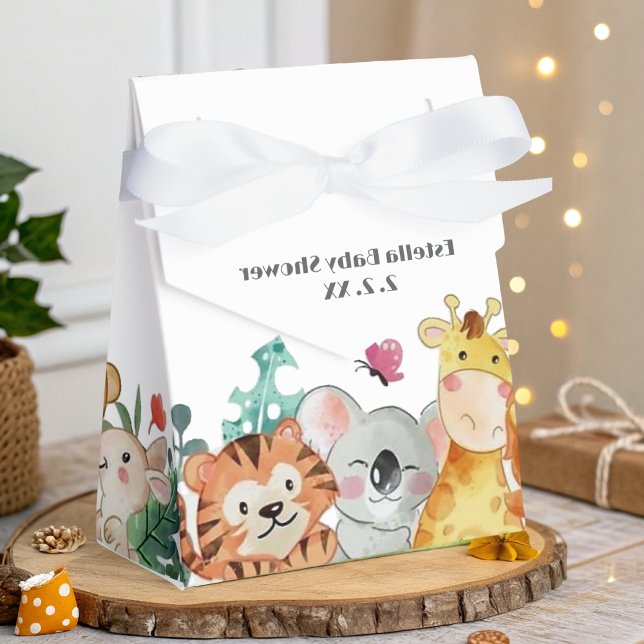 Niedliche Waldtiere Babydusche Geschenkschachtel (Von Creator hochgeladen)