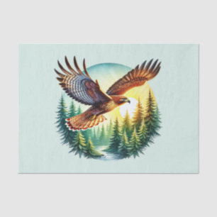 Niedliche Waldtiere entmutigen Adler Seidenpapier