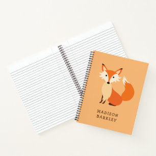 Niedliche Waldtiere von Fox Kid Notizbuch