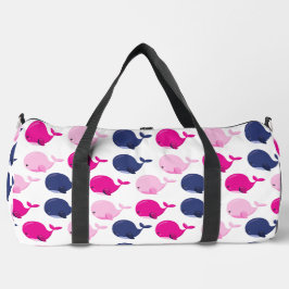 Niedliche Wale, Walmuster, Meerestiere Duffle Bag