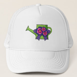 Niedliche Wasserdose mit Blume Bouquet Truckerkappe