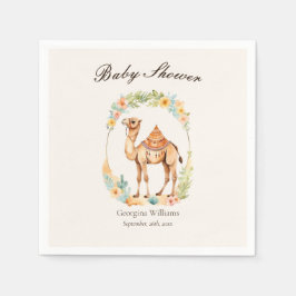 Niedliche Wasserfarbe Camel Babydusche Serviette