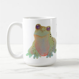 Niedliche Wasserfarbe I Liebe Frosch Kaffeetasse