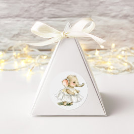 Niedliche Wasserfarbe Quadratischer Aufkleber