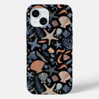 Niedliche Wasserfarbe Seashell Coral Sommer