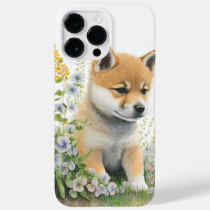 NIEDLICHE WASSERFARBE SHIBA INU PUPPY Case-Mate iPhone 14 PRO MAX HÜLLE