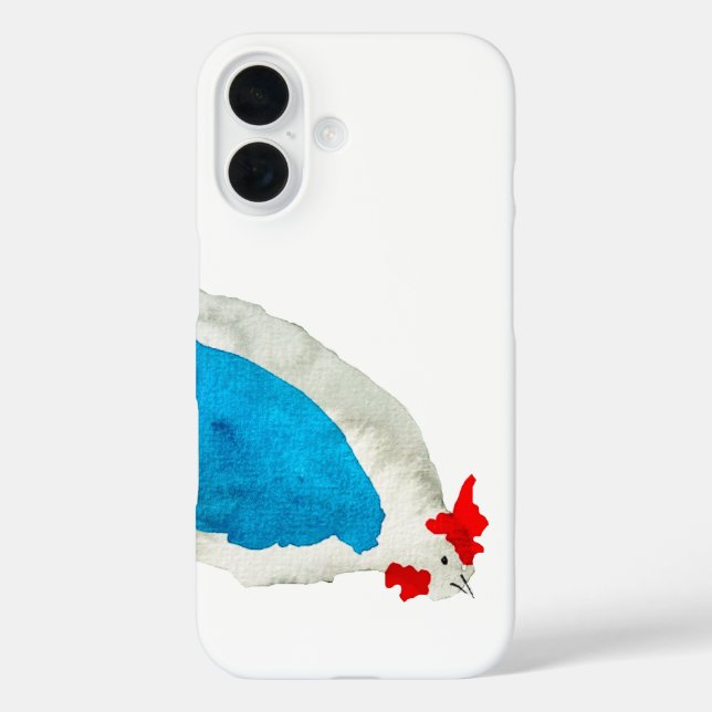 Niedliche Wasserfarbenkunst iPhone 16 Hülle (Rückseite)