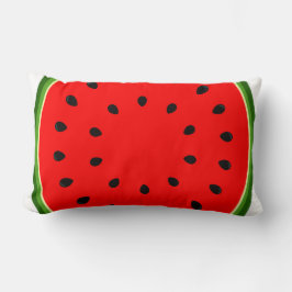 Niedliche Wassermelone, farbenfrohe Dekoration der Lendenkissen