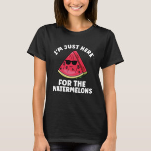 Niedliche Wassermelone Fruchtmelone Sommer für Dam T-Shirt