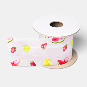 Niedliche Wassermelone Summer Fruit Baby Dusche Satinband