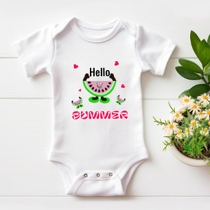 Niedliche Wassermelonen Baby Strampler