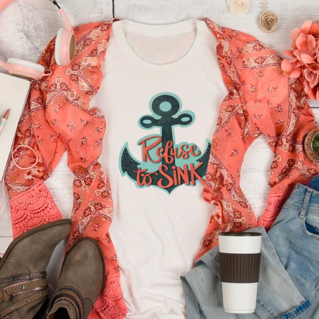 Niedliche Weigerung, den T - Shirt der Ankerinspir (Von Creator hochgeladen)