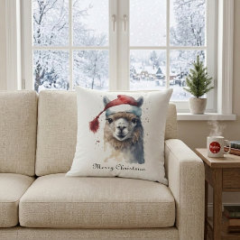 Niedliche Weihnachten Alpaca, Brauch Kissen