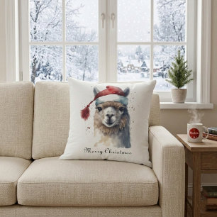 Niedliche Weihnachten Alpaca, Brauch Kissen