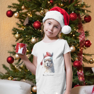 Niedliche Weihnachten Alpaca, Brauch T-Shirt