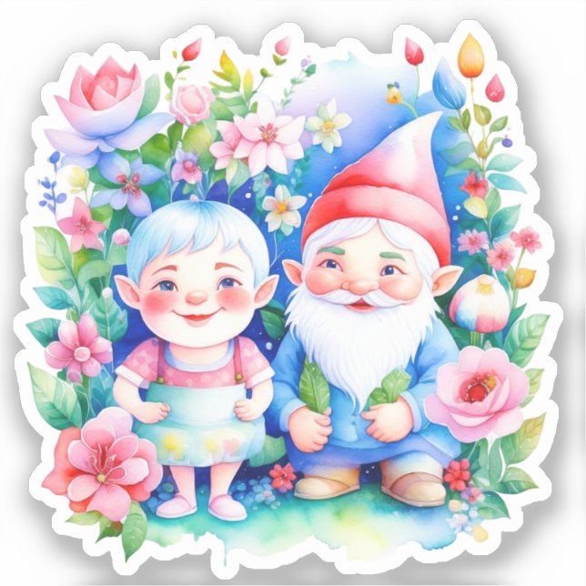 Niedliche Weihnachten Aufkleber (Vorderseite)