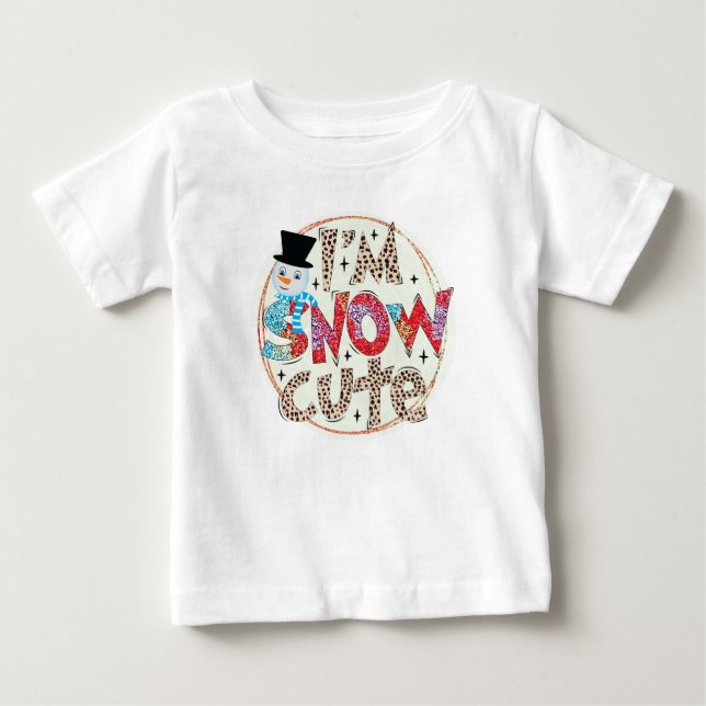 Niedliche Weihnachten Baby T-shirt (Vorderseite)