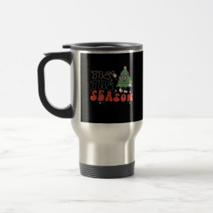 Niedliche Weihnachten, das ist die Jahreszeit Reisebecher