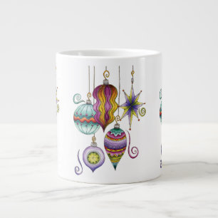 Niedliche Weihnachten, elegante und Extravagante G Jumbo-Tasse