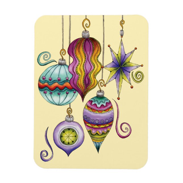 Niedliche Weihnachten, elegante und Extravagante G Magnet (Vertikal)
