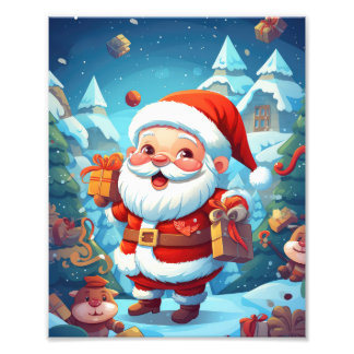 Niedliche Weihnachten Fotodruck