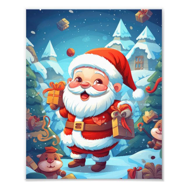 Niedliche Weihnachten Fotodruck (Vorne)