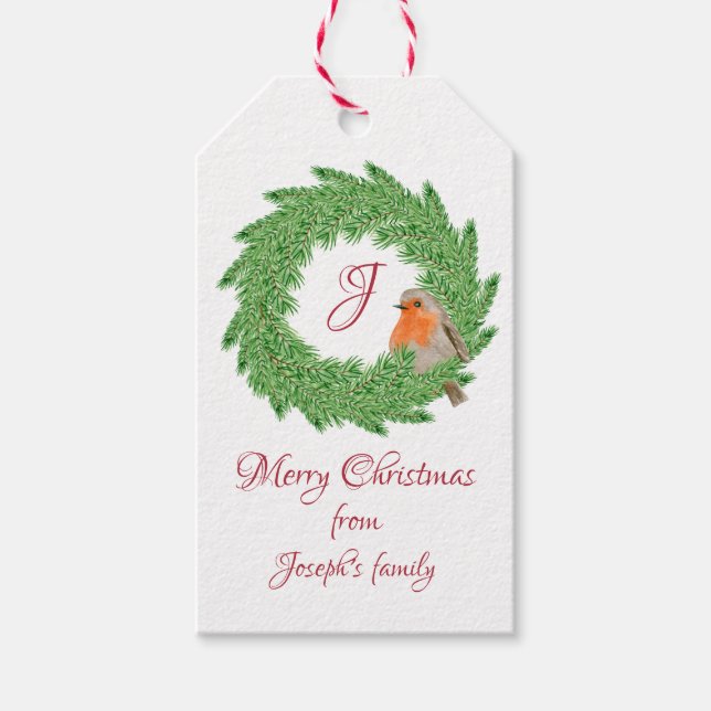 Niedliche Weihnachten Geschenkanhänger (Vorderseite)