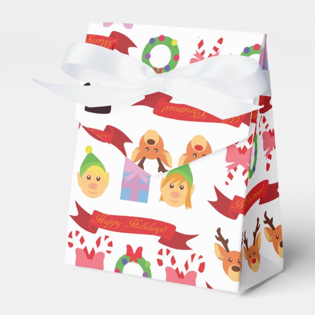 Niedliche Weihnachten! Geschenkschachtel (Vorderseite)