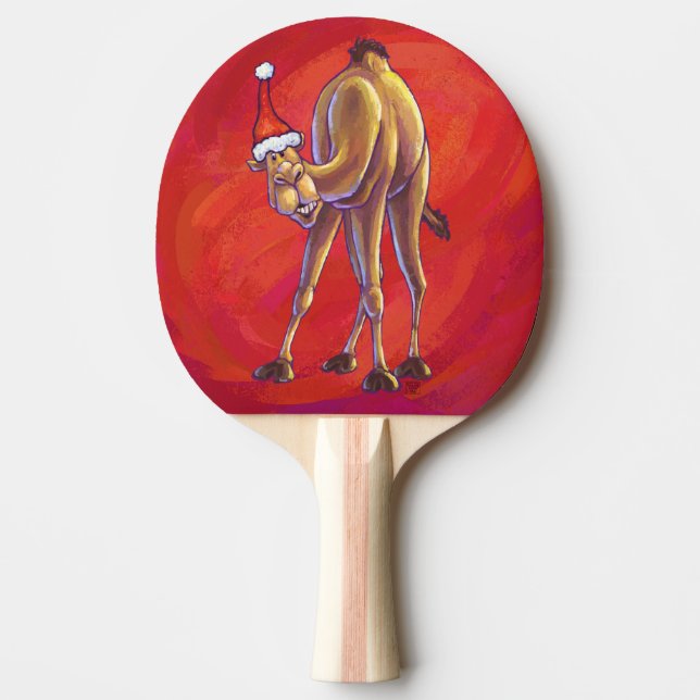 Niedliche Weihnachten in Camel Tischtennis Schläger (Vorderseite)