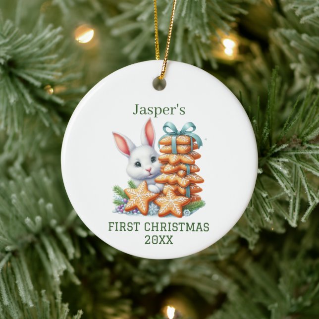 Niedliche Weihnachten Keramik Ornament (Baum)