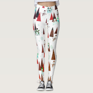 Niedliche Weihnachten Leggings